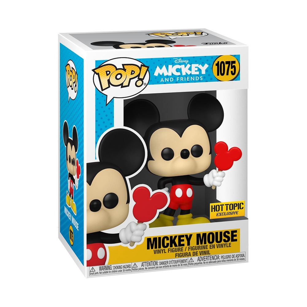 Funko Pop Disney Mickey Mouse Hot Topic Exclusive 1075 Vinyl Figure Vaulted